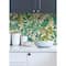 Caroline et Bettina Turquoise Feuilles Peel & Stick Wallpaper